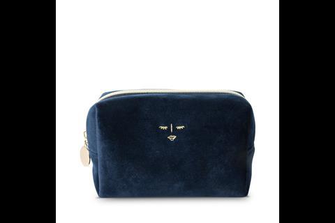 Oliver Bonas velvet make up bag